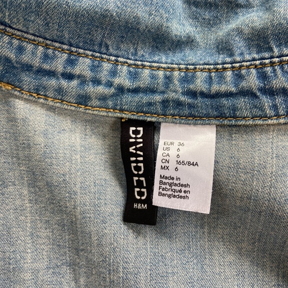 H&M Divided Denim Cardigan - Picture 2 of 2